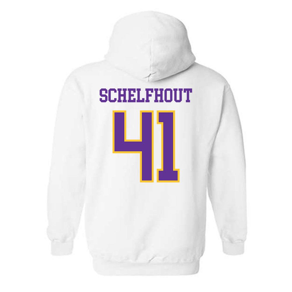 UWSP - NCAA Football : Isaac Schelfhout - Classic Shersey Hooded Sweatshirt-1