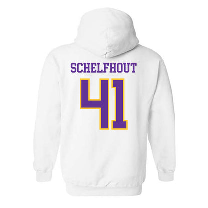 UWSP - NCAA Football : Isaac Schelfhout - Classic Shersey Hooded Sweatshirt-1