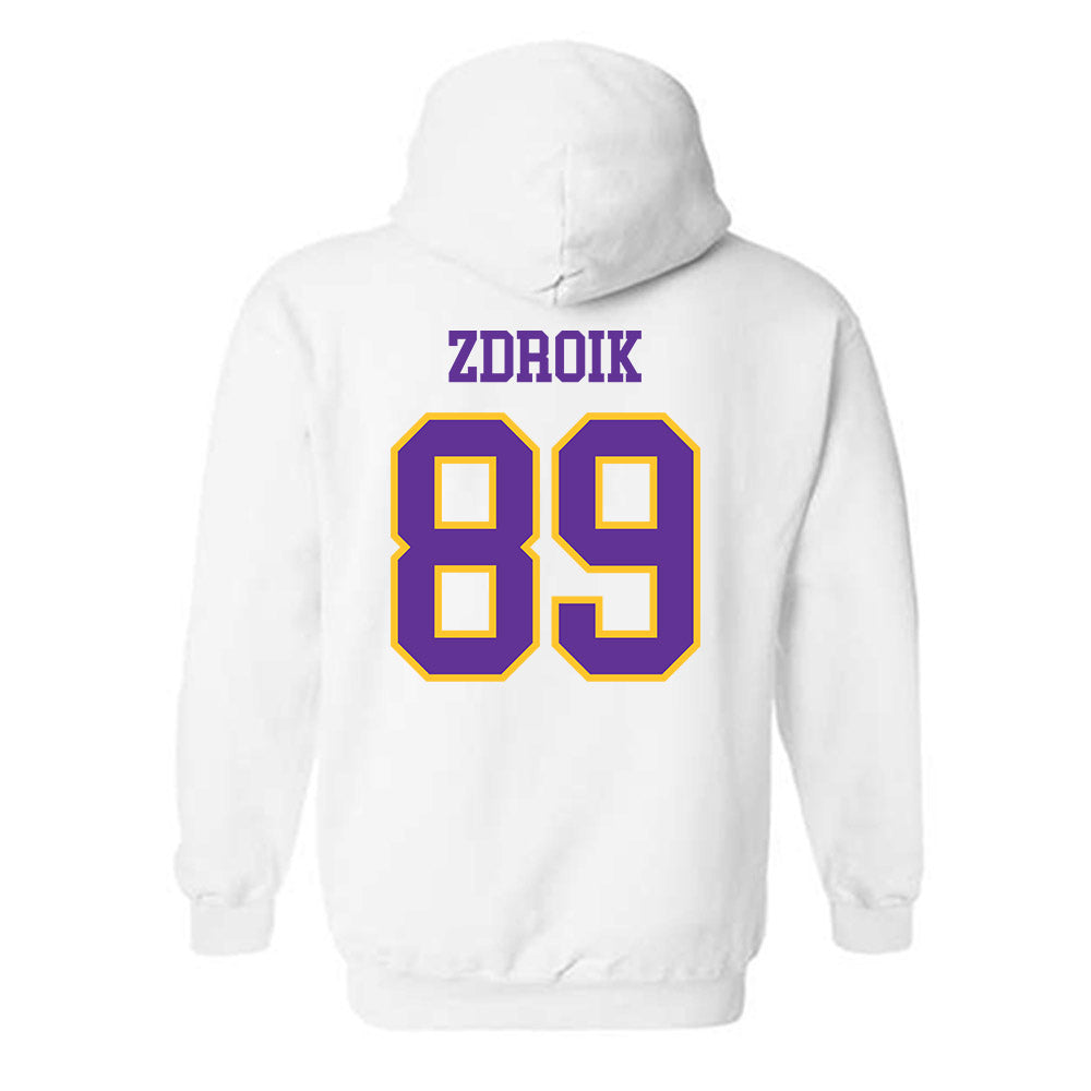 UWSP - NCAA Football : Daniel Zdroik - Classic Shersey Hooded Sweatshirt-1