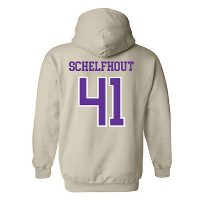 UWSP - NCAA Football : Isaac Schelfhout - Classic Shersey Hooded Sweatshirt-1