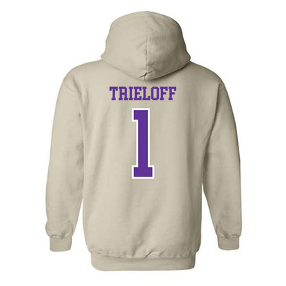 UWSP - NCAA Women's Volleyball : Ella Trieloff - Classic Shersey Hooded Sweatshirt-1