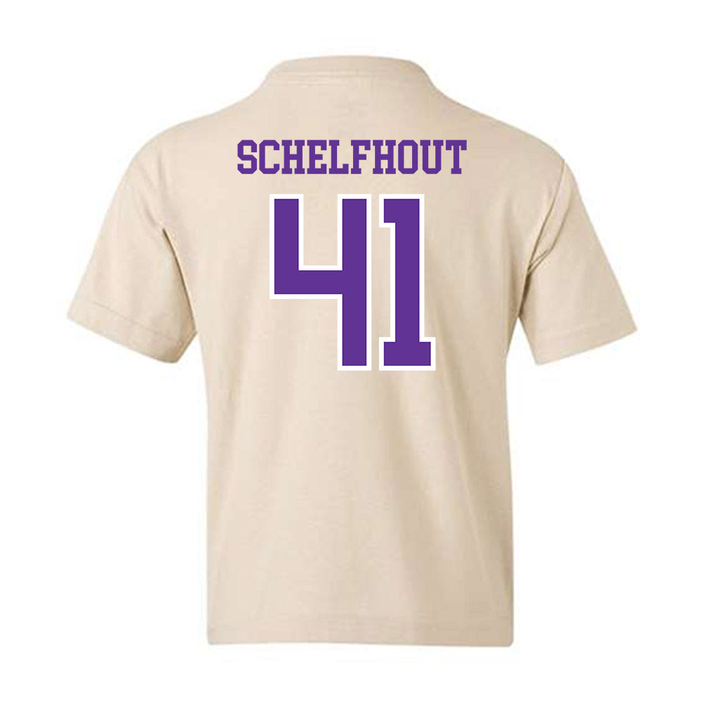 UWSP - NCAA Football : Isaac Schelfhout - Classic Shersey Youth T-Shirt-1