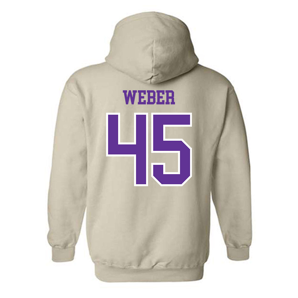 UWSP - NCAA Football : Ryan Weber - Classic Shersey Hooded Sweatshirt-1