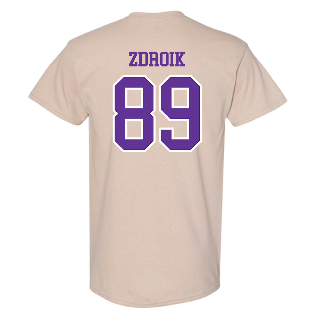 UWSP - NCAA Football : Daniel Zdroik - Classic Shersey T-Shirt-1