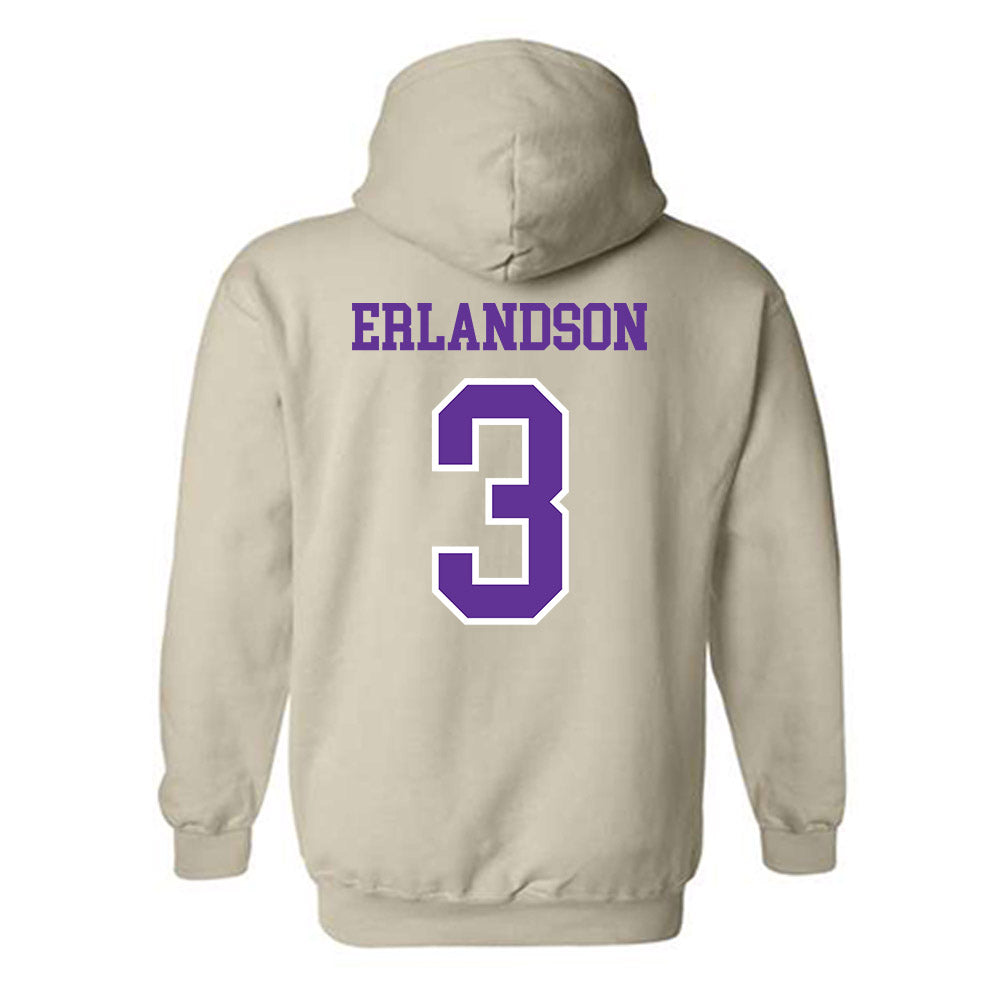 UWSP - NCAA Women's Volleyball : Tessa Erlandson - Classic Shersey Hooded Sweatshirt-1