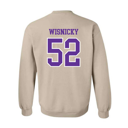 UWSP - NCAA Football : Jackson Wisnicky - Classic Shersey Crewneck Sweatshirt-1