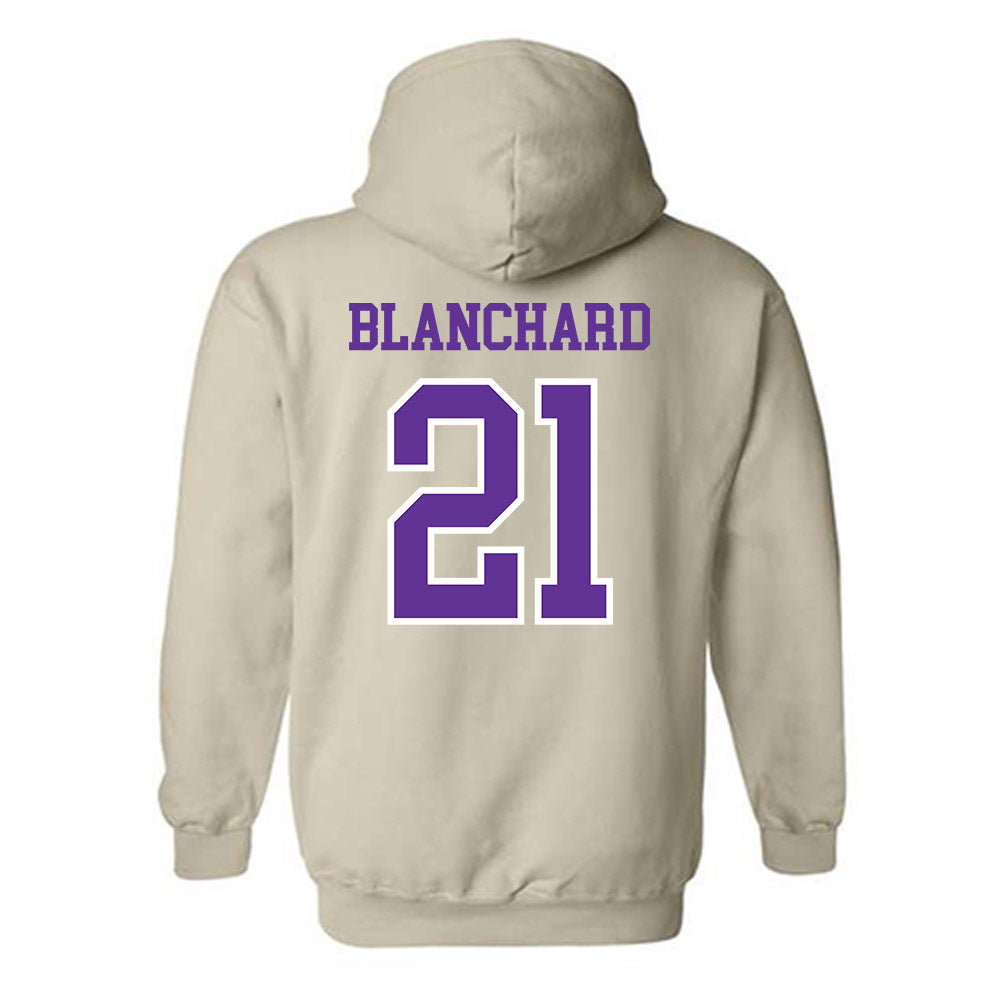 UWSP - NCAA Women's Lacrosse : Lily Blanchard - Classic Shersey Hooded Sweatshirt-1