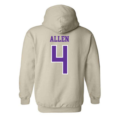 UWSP - NCAA Women's Lacrosse : Paige Allen - Classic Shersey Hooded Sweatshirt-1