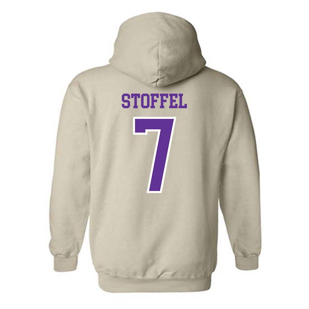UWSP - NCAA Baseball : Liam Stoffel - Classic Shersey Hooded Sweatshirt-1