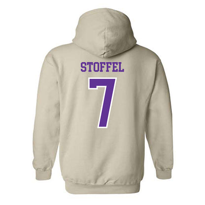 UWSP - NCAA Baseball : Liam Stoffel - Classic Shersey Hooded Sweatshirt-1