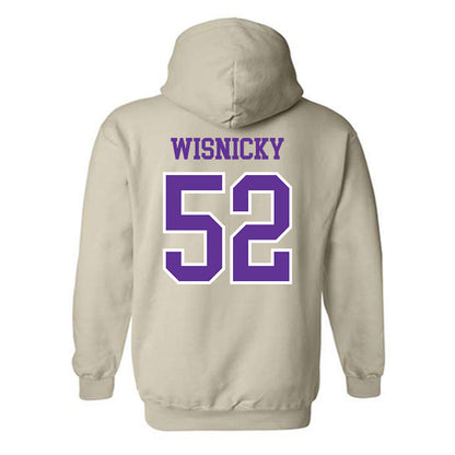 UWSP - NCAA Football : Jackson Wisnicky - Classic Shersey Hooded Sweatshirt-1