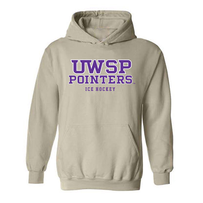 UWSP - NCAA Men's Ice Hockey : Chris Engelbert - Classic Shersey Hooded Sweatshirt-0