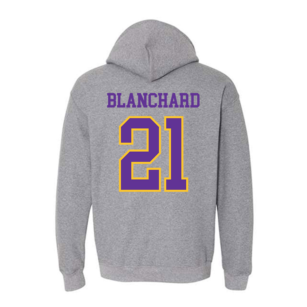UWSP - NCAA Women's Lacrosse : Lily Blanchard - Classic Shersey Hooded Sweatshirt-1