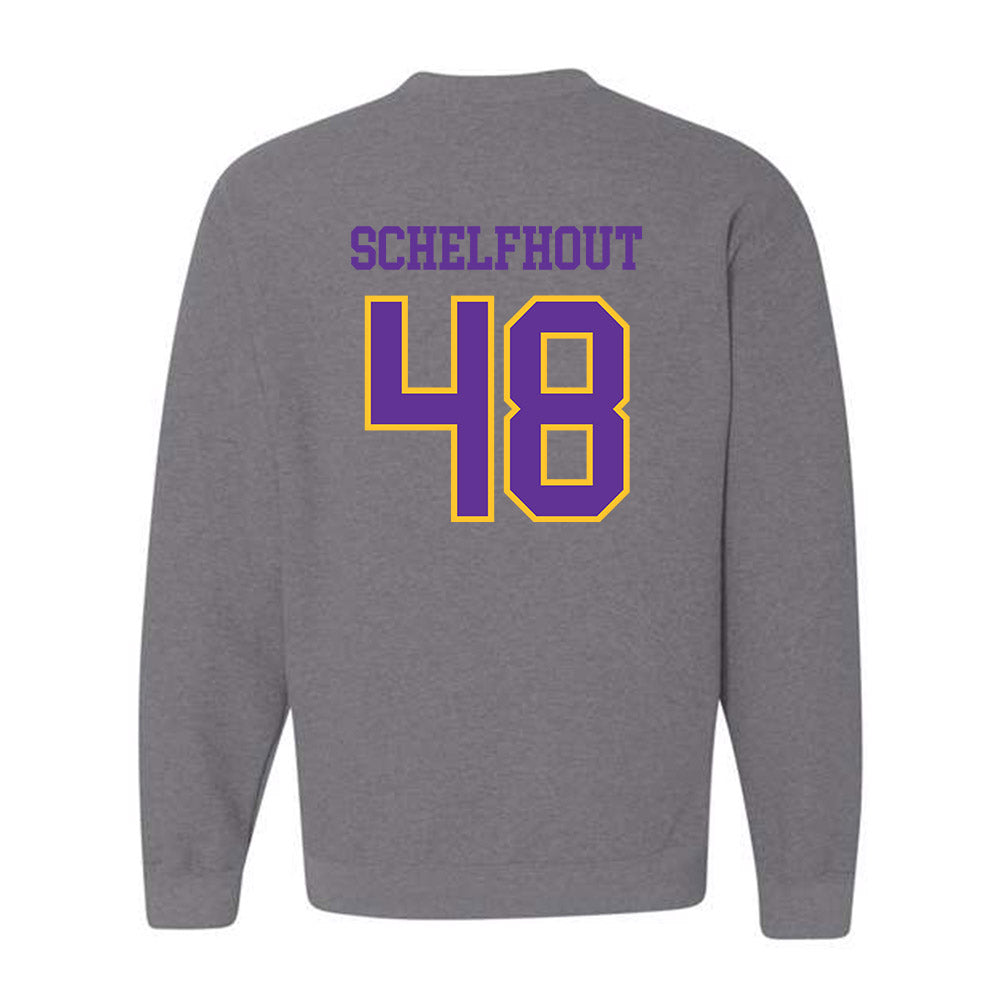 UWSP - NCAA Football : Isaac Schelfhout - Classic Shersey Crewneck Sweatshirt-1