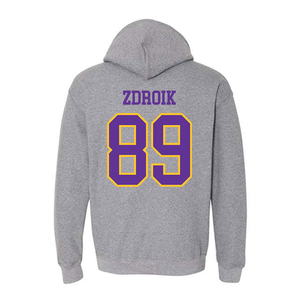 UWSP - NCAA Football : Daniel Zdroik - Classic Shersey Hooded Sweatshirt-1
