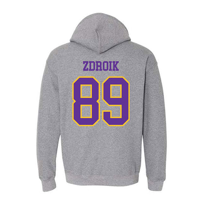 UWSP - NCAA Football : Daniel Zdroik - Classic Shersey Hooded Sweatshirt-1