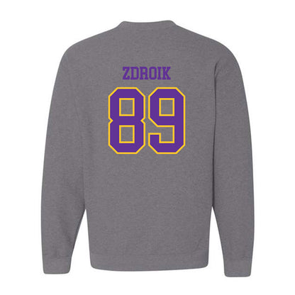 UWSP - NCAA Football : Daniel Zdroik - Classic Shersey Crewneck Sweatshirt-1