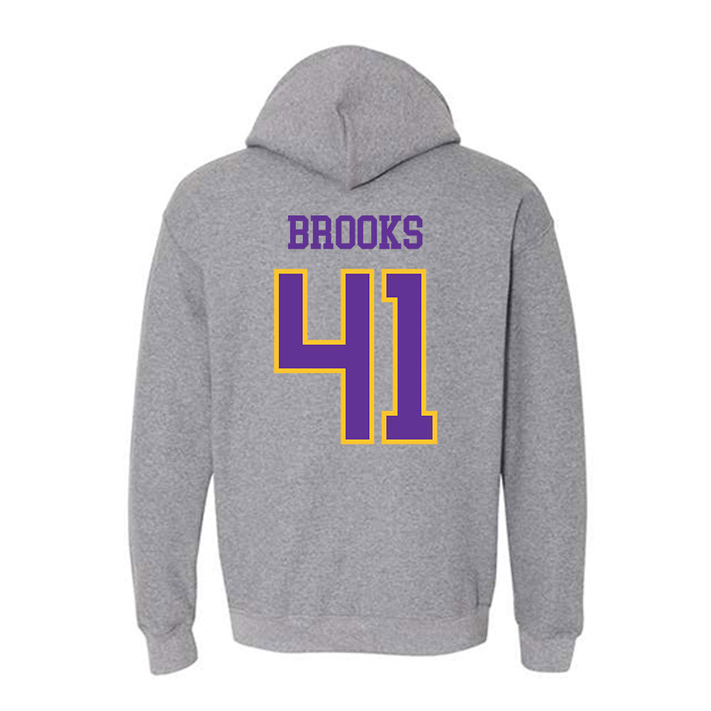 UWSP - NCAA Football : Kevin Brooks - Classic Shersey Hooded Sweatshirt-1