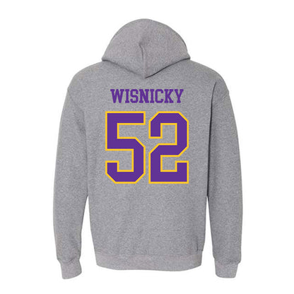 UWSP - NCAA Football : Jackson Wisnicky - Classic Shersey Hooded Sweatshirt-1