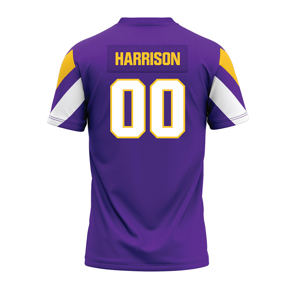 UWSP - NCAA Football : Hayden Harrison - Purple Premium Football Jersey-1
