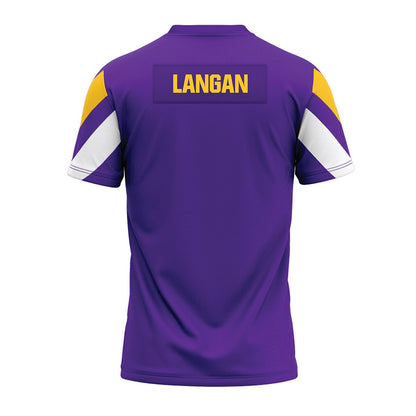 UWSP - NCAA Football : Payton Langan - Purple Premium Football Jersey-1