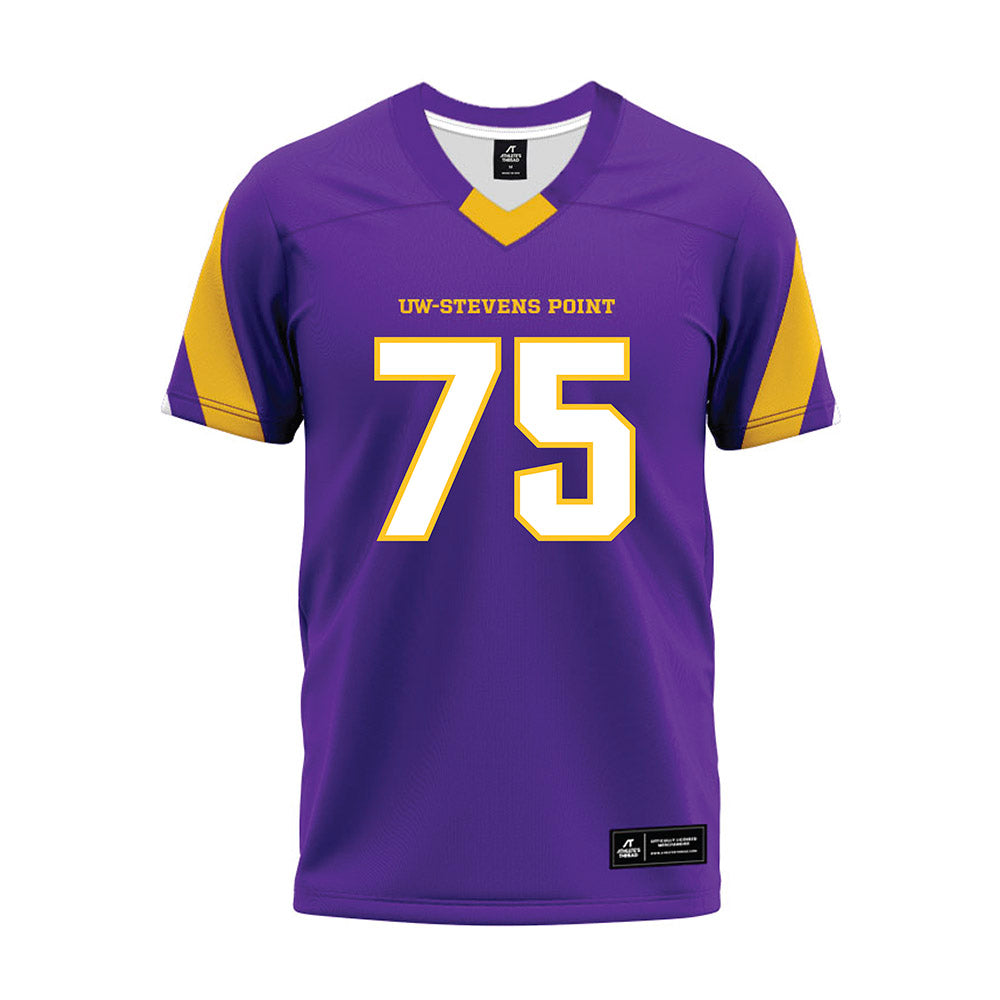 UWSP - NCAA Football : Kevin Rafferty - Purple Premium Football Jersey-0