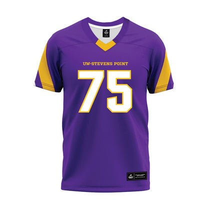 UWSP - NCAA Football : Kevin Rafferty - Purple Premium Football Jersey-0