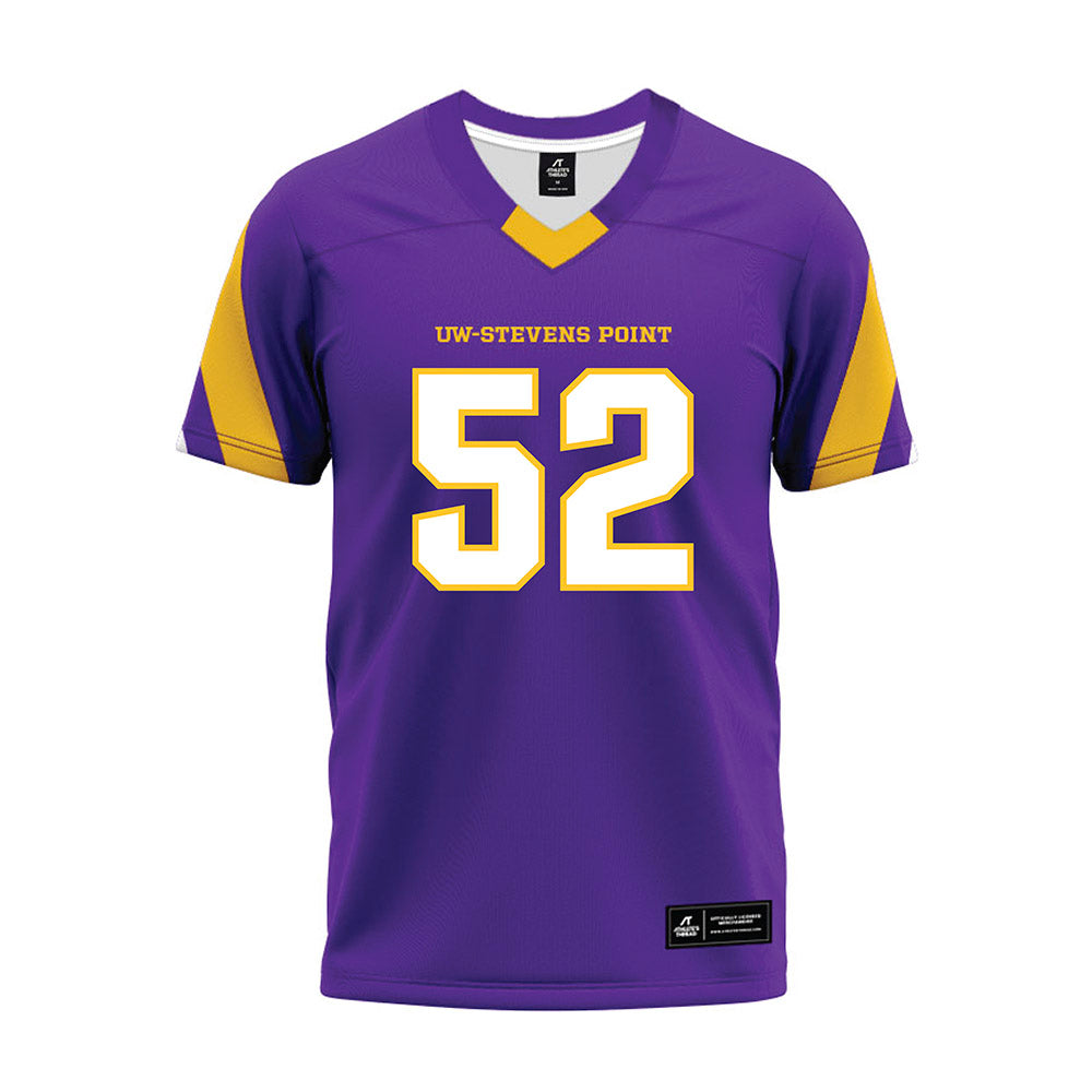 UWSP - NCAA Football : Jackson Wisnicky - Purple Premium Football Jersey-0