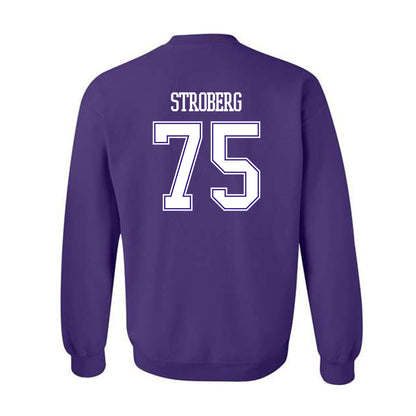 Winona - NCAA Football : Jason Stroberg - Classic Shersey Crewneck Sweatshirt-1