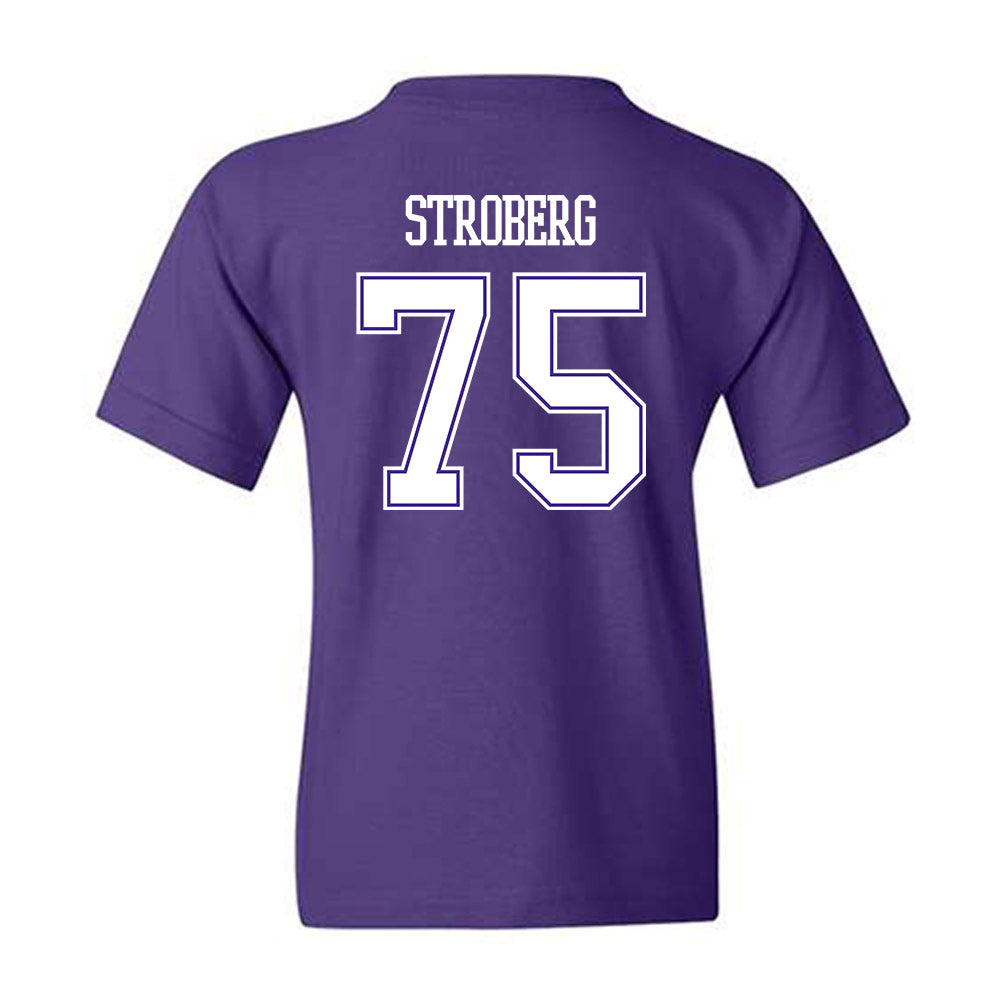 Winona - NCAA Football : Jason Stroberg - Classic Shersey Youth T-Shirt-1