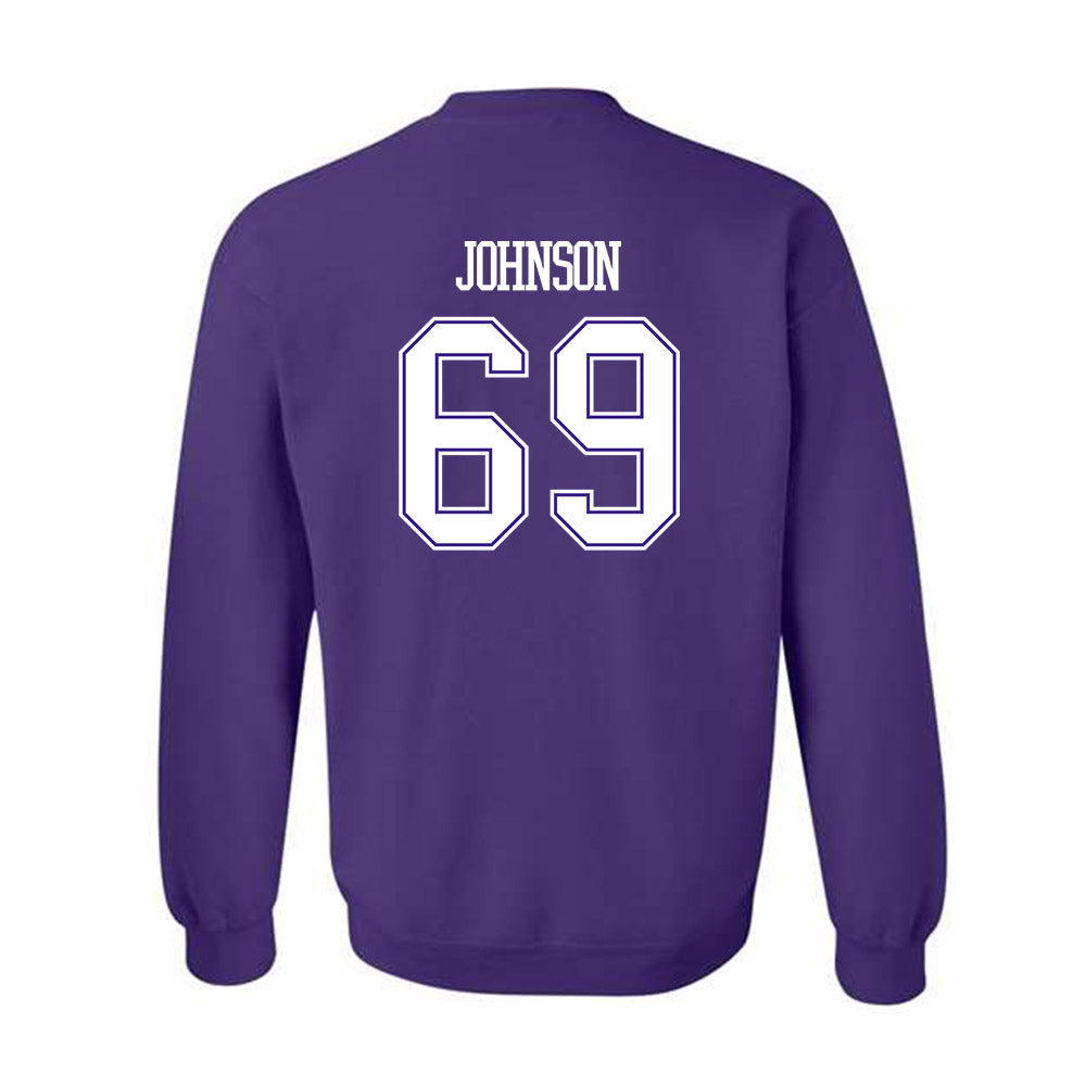 Winona - NCAA Football : Riley Johnson - Classic Shersey Crewneck Sweatshirt-1
