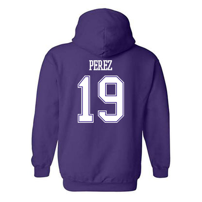 Winona - NCAA Women's Soccer : Sam Perez - Classic Shersey Hooded Sweatshirt-1