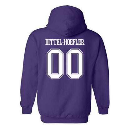 Winona - NCAA Softball : Jessica Dittel-Hoefler - Classic Shersey Hooded Sweatshirt-1