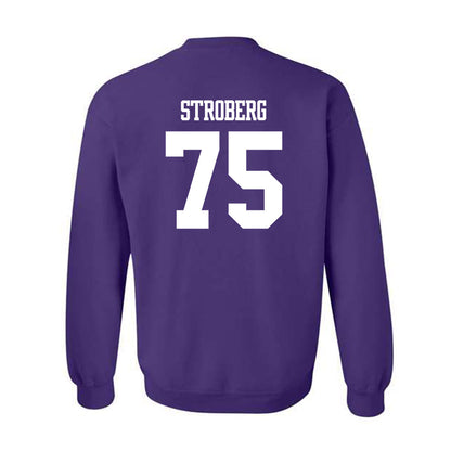 Winona - NCAA Football : Jason Stroberg - Classic Shersey Crewneck Sweatshirt-1