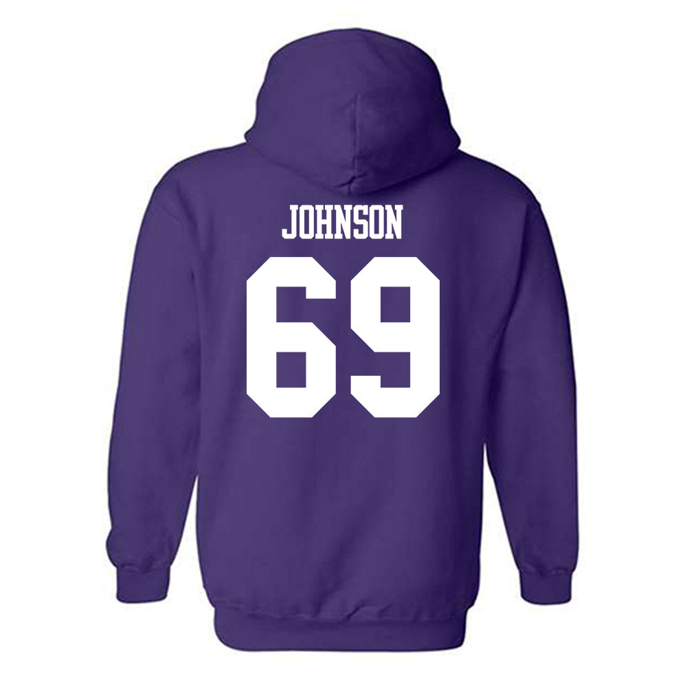 Winona - NCAA Football : Riley Johnson - Classic Shersey Hooded Sweatshirt-1