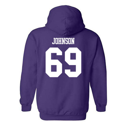Winona - NCAA Football : Riley Johnson - Classic Shersey Hooded Sweatshirt-1