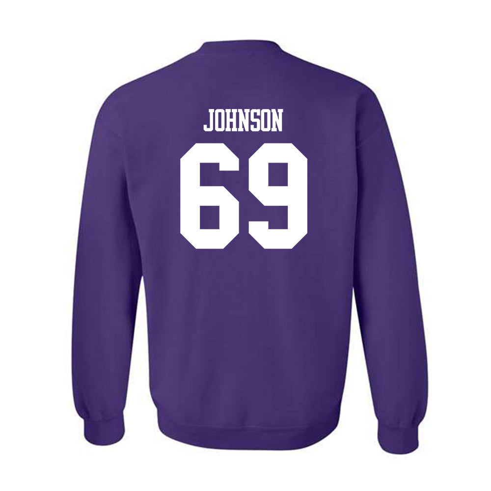 Winona - NCAA Football : Riley Johnson - Classic Shersey Crewneck Sweatshirt-1