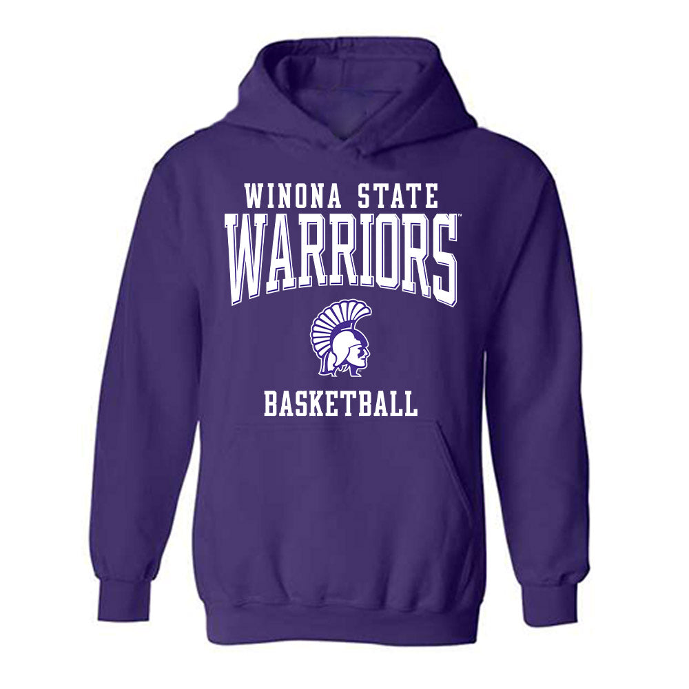 Winona - NCAA Men's Basketball : Kaiden Space - Classic Shersey Hooded Sweatshirt-0