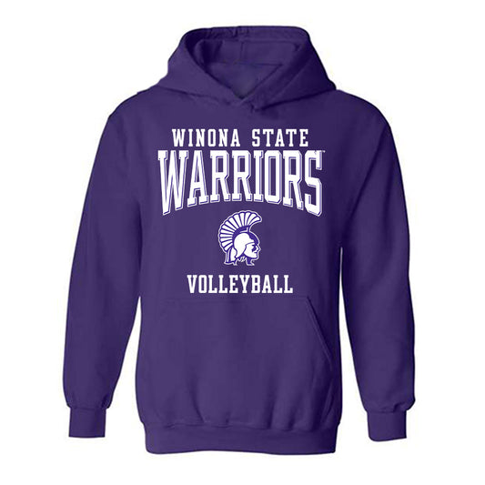 Winona - NCAA Women's Volleyball : Sophia Armstrong - Classic Shersey Hooded Sweatshirt-0