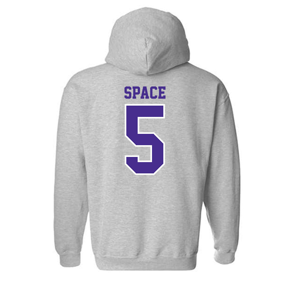 Winona - NCAA Men's Basketball : Kaiden Space - Classic Shersey Hooded Sweatshirt-1