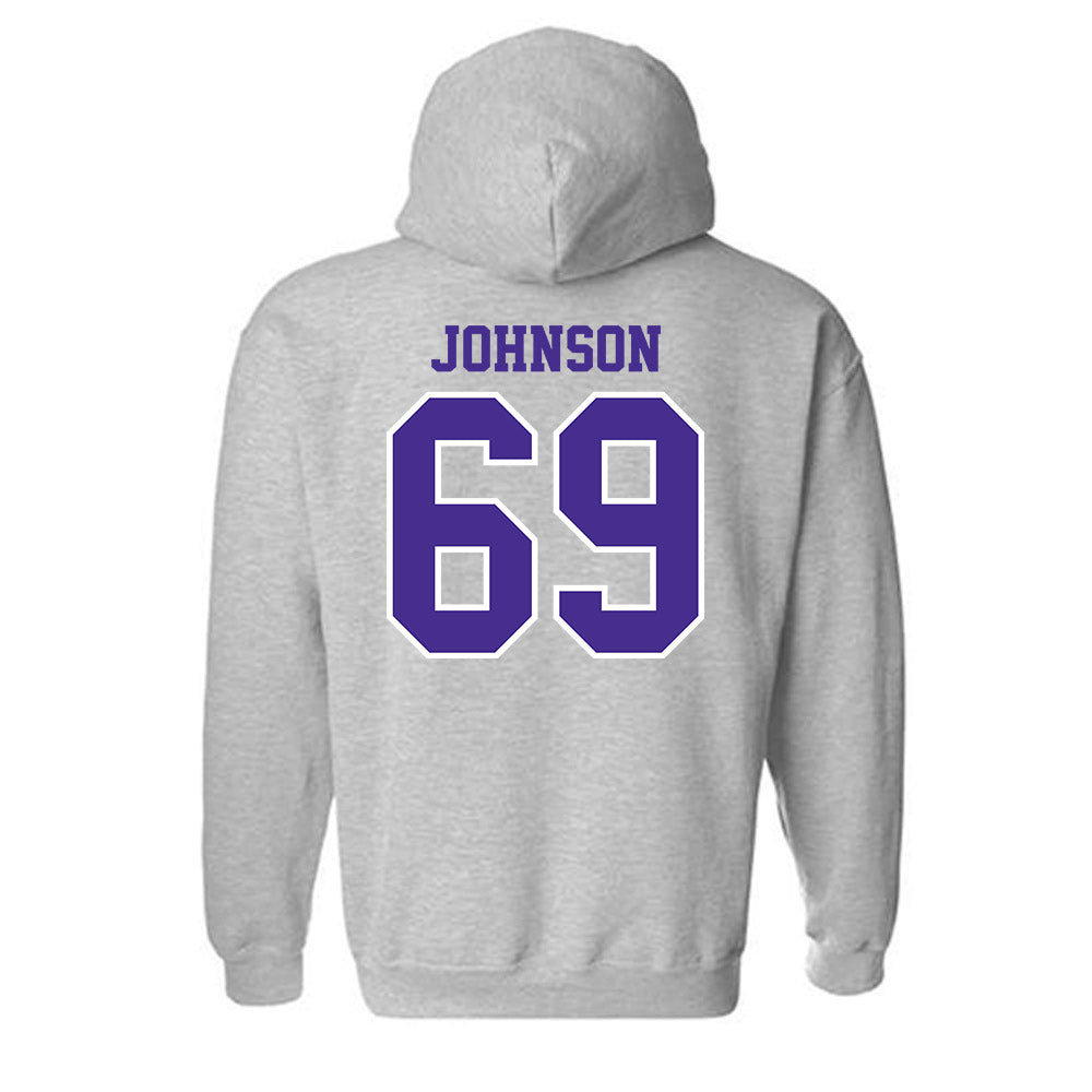 Winona - NCAA Football : Riley Johnson - Classic Shersey Hooded Sweatshirt-1