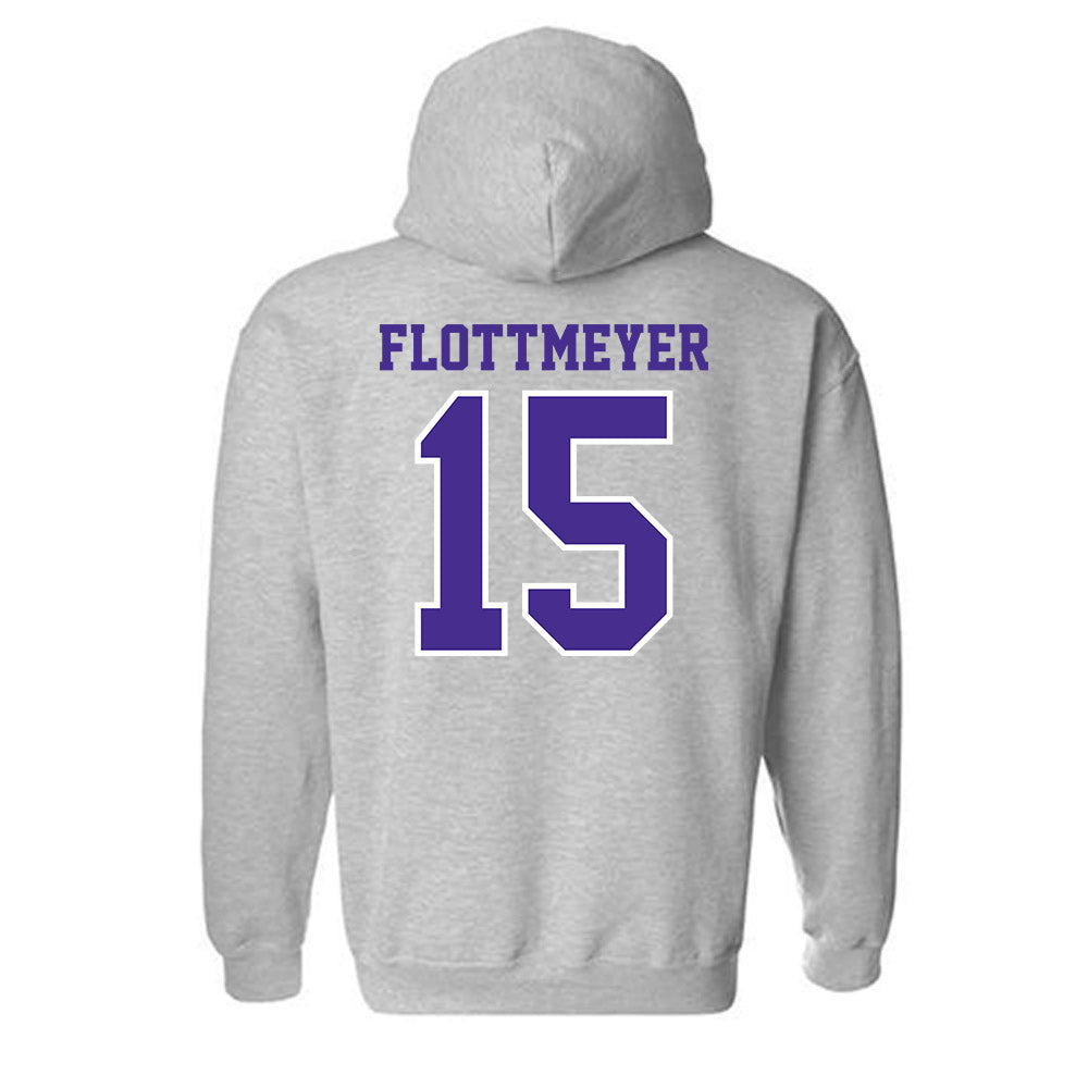 Winona - NCAA Football : Jackson Flottmeyer - Classic Shersey Hooded Sweatshirt-1