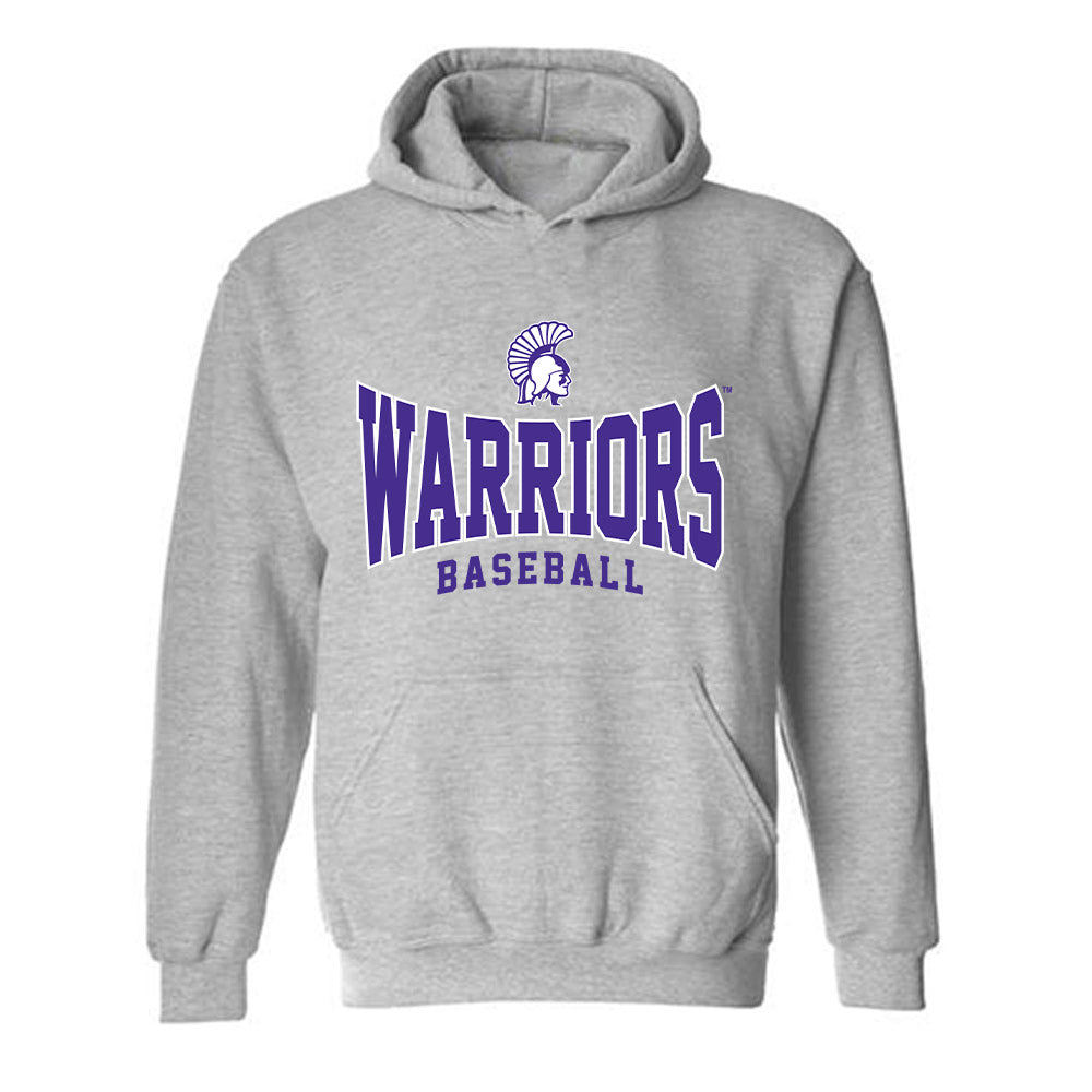 Winona - NCAA Baseball : Max Aug - Classic Shersey Hooded Sweatshirt-0