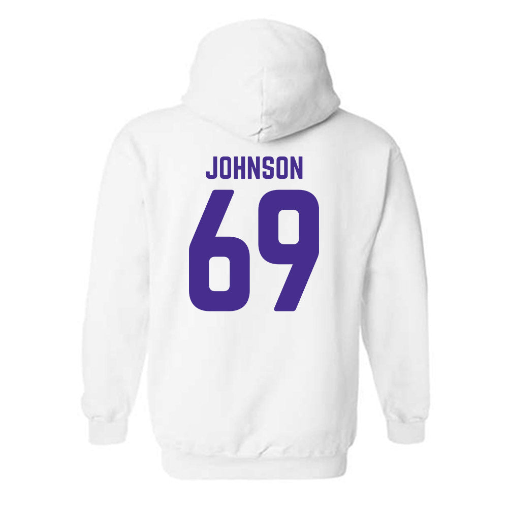 Winona - NCAA Football : Riley Johnson - Classic Shersey Hooded Sweatshirt-1