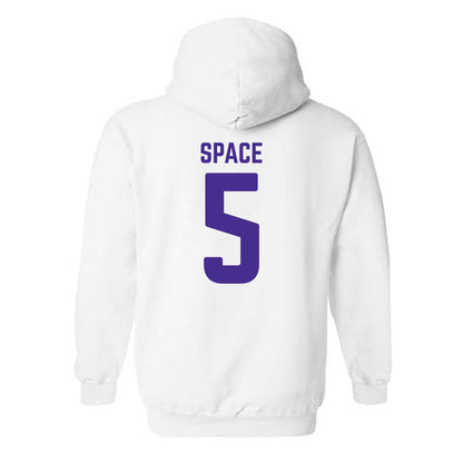 Winona - NCAA Men's Basketball : Kaiden Space - Classic Shersey Hooded Sweatshirt-1