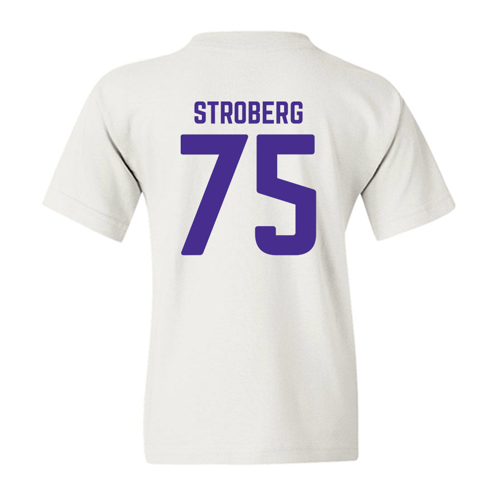 Winona - NCAA Football : Jason Stroberg - Classic Shersey Youth T-Shirt-1