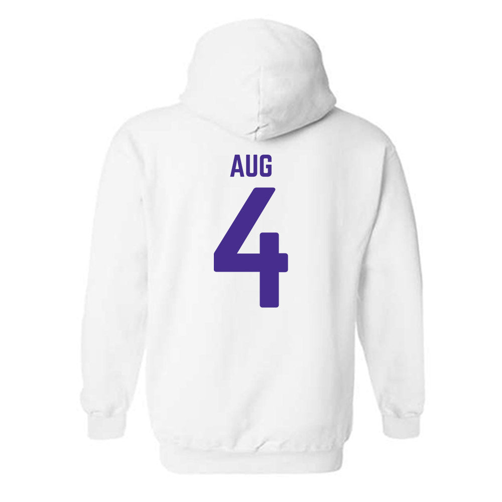 Winona - NCAA Baseball : Max Aug - Classic Shersey Hooded Sweatshirt-1