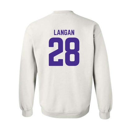 Winona - NCAA Baseball : John Langan - Classic Shersey Crewneck Sweatshirt-1