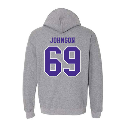 Winona - NCAA Football : Riley Johnson - Classic Shersey Hooded Sweatshirt-1