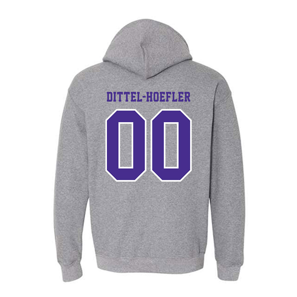 Winona - NCAA Softball : Jessica Dittel-Hoefler - Classic Shersey Hooded Sweatshirt-1